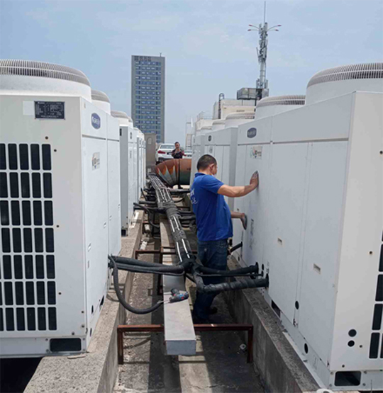 交城中央空调制热和不制冷系统维修方法